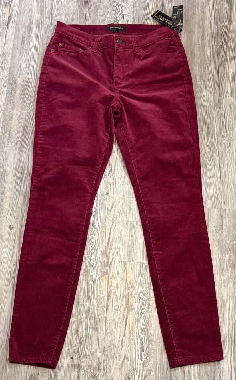 Banana Republic Skinny Corduroy Pants Size 4 Red